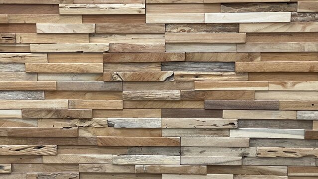 wooden boards put together for wall pattern