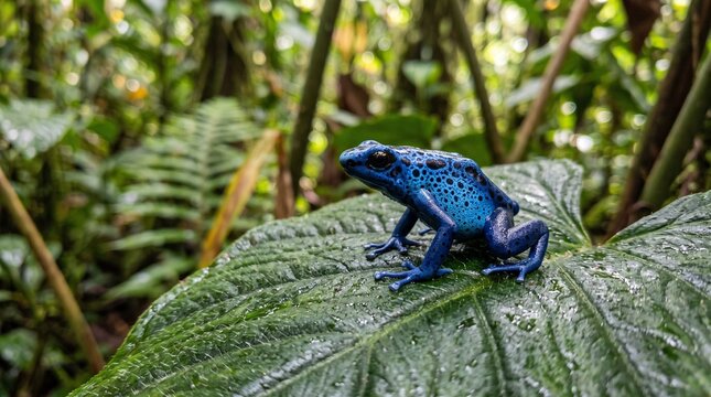 frog on a leaf