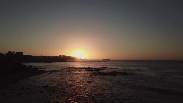 Puesta de sol en el mar - Chile 01