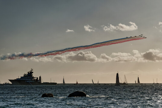 Tribute to the navigator Charlie Dalin, Concarneau on september, 15th, 2026. Bretagne France.