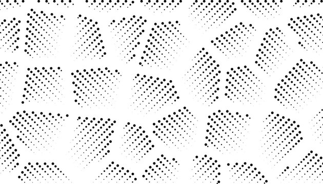 Black and white abstract halftone pattern with dots shape for modern design element. Easy to edit and resized. Eps10