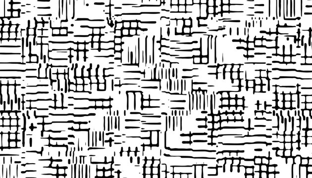 Black and white abstract and grunge sporty pattern for modern background and jersey design element. Fully editable vector. Eps10 