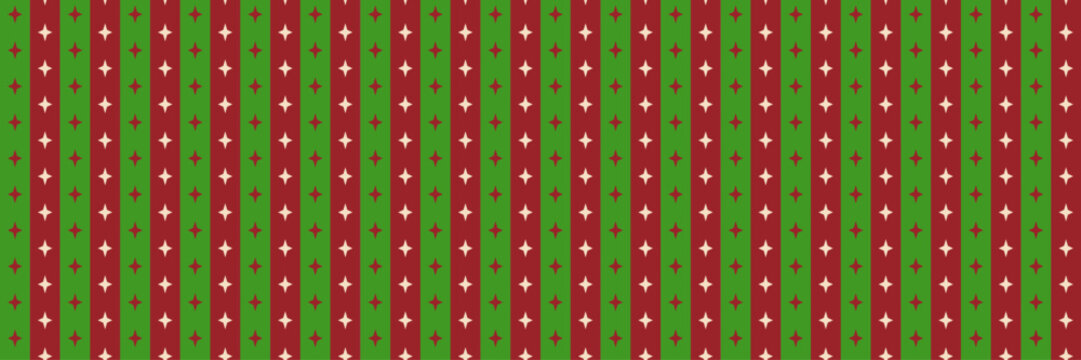 Candy cane stripe pattern with crosses, red and green christmas seamless background