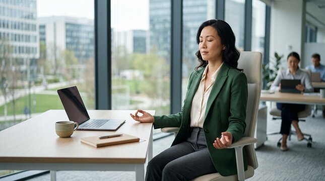Corporate Mindfulness Wellness Concept