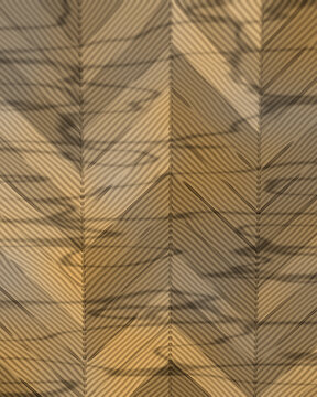 Abstract Diagonal Pattern with Chevron Shadows
