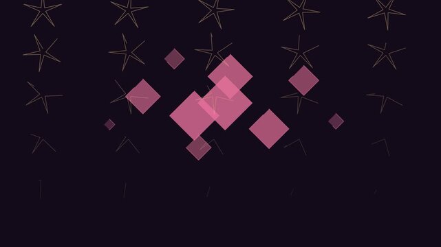 &Eacute;tude de mouvement avec spirale polygonale et grille d&rsquo;&eacute;toiles