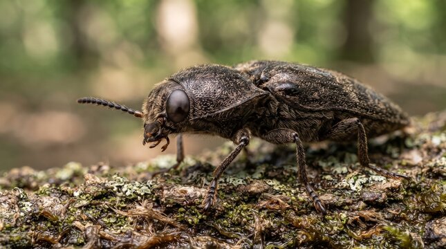 Click beetle macro