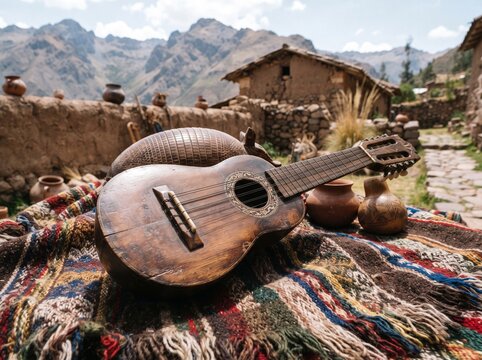 Traditional Andean charango