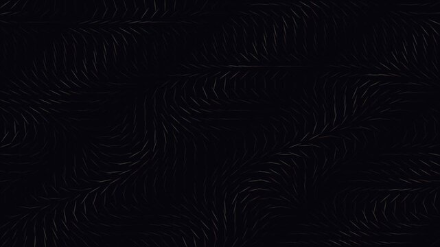 Abstract dark pattern with delicate flowing lines forming an elegant looping background.