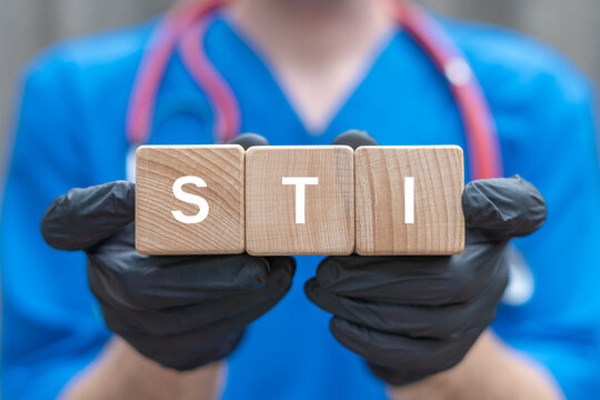 Concept of STI Sexually Transmitted Infections. Sexual Health. STD virus information for sexual health awareness.