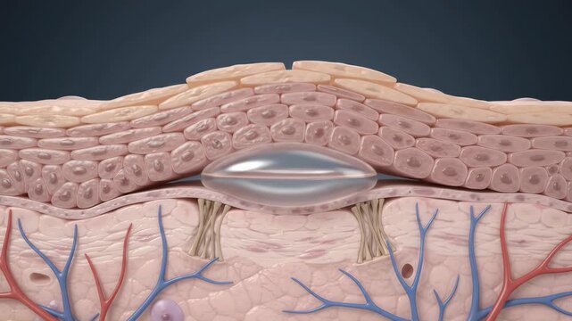 Epidermolysis Bullosa Skin Junction Separation Visualization for Dermatology Education