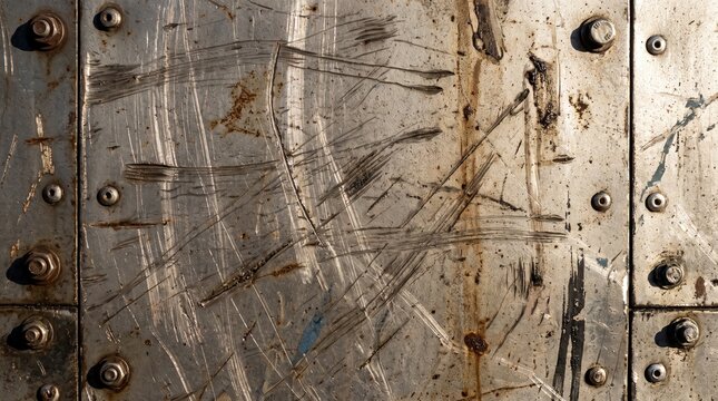 Scratched metal texture