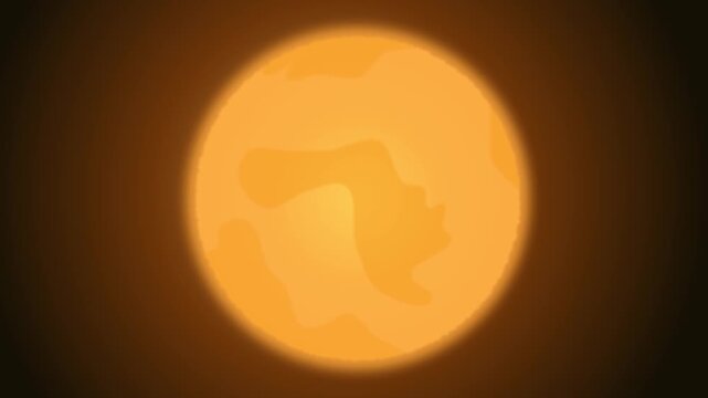 video background of the moon shining and vibrating