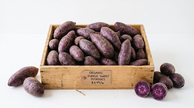Purple sweet potatoes