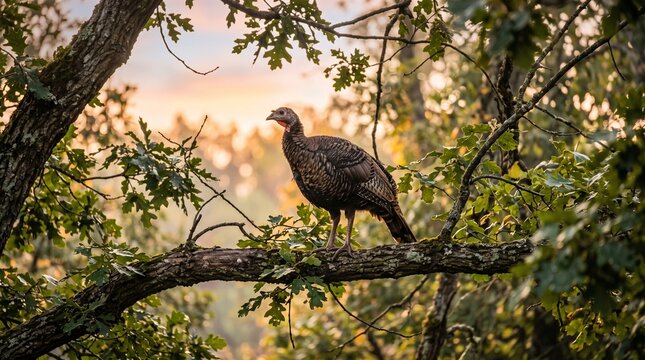 Wild turkey bird