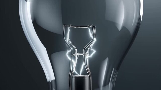 Studio microphone with metal shock mount against dark reflective background
