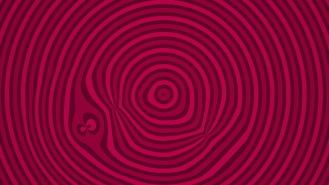 Deep magenta concentric ripple patterns form a mesmerizing seamless looping background