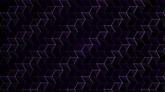 Purple wireframe mesh pattern on dark background