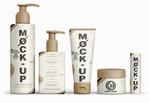 Skincare Complete Line Studio Mockup