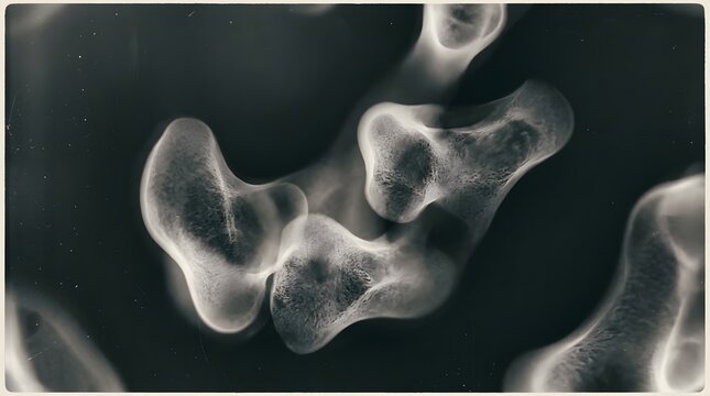 Abstract biological forms appearing like organic tissue under a microscopic lens with cellular texture abstract biology medical research