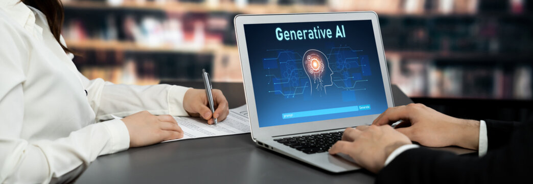Generative AI virtual assistant tools for prompt engineer and user for ease of engage artificial intelligence AI technology help people to work with generative AI functions by prompting the AI brisk