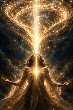 Spiritual Awakening and Divine Energy Flow Through Human Body