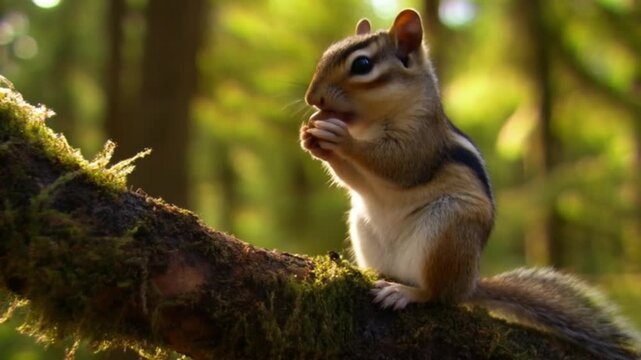 squirrel on the tree