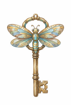 Brass_Key_Dragonfly_Handle.svg