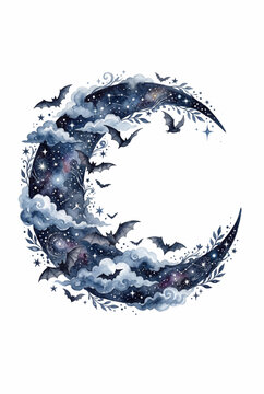 Starry_Nights_Bats_Wreath.svg