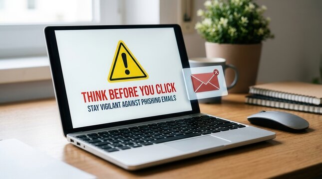 Be Aware Of Phishing Emails Think Before You Click On Suspicious Links