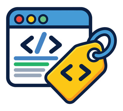 SEO Web meta Tags Icon