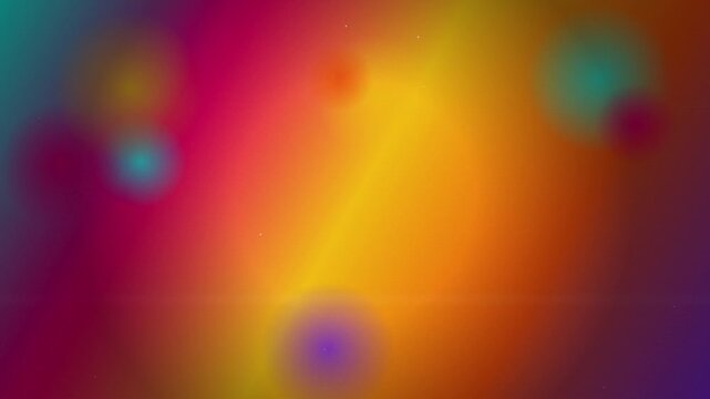 Vibrant looping background gradient blending warm hues into abstract overlay patterns for digital video design.