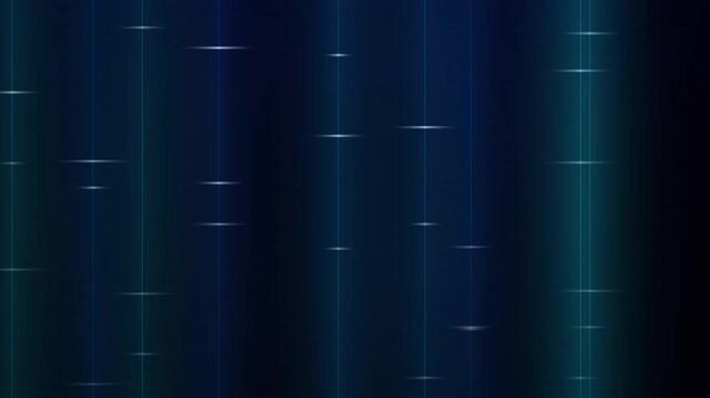 Dark blue loop background with falling light streaks forming an abstract overlay