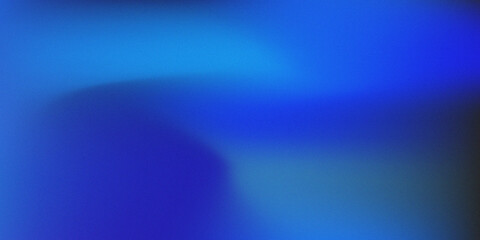 Fototapeta premium Abstract smooth blue background with grainy texture