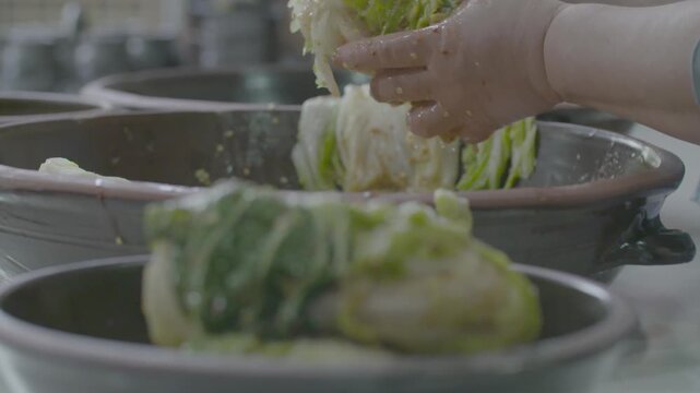 김장 김치 백김치 전통 한식 배추 절임배추 양념 소 김장철 발효식품 발효 전통음식 한국음식 식재료 반찬 유네스코인류무형문화유산 김장문화 손맛 정성 가정식 항아리 옹기