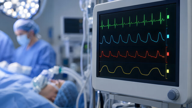 Anesthesia Patient Monitor Waveforms