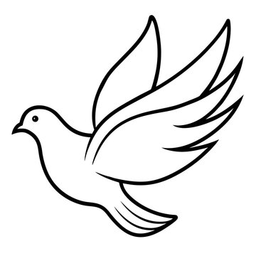 dove of peace vector