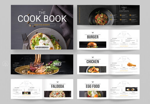 Cook Book Landscape Template