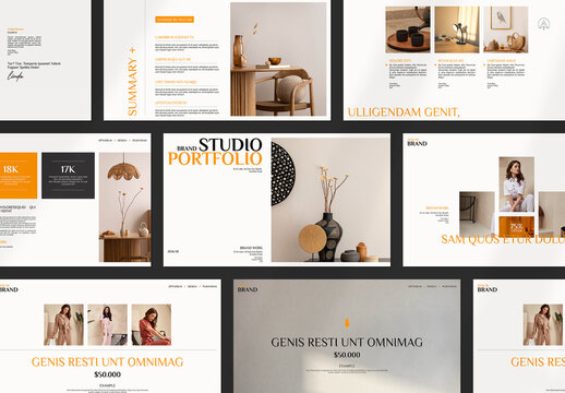 Studio Portfolio Presentation Template