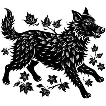 wolf vector illustration