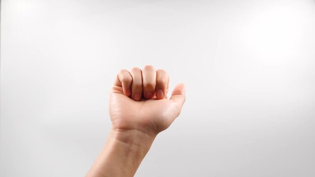 The signs for "bye-bye" in American Sign Language (ASL) use simple hand motions Hold your hand up with your palm facing outward. Bend all your fingers down and open your hand twice