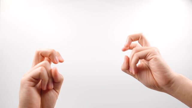 To sign the word "quote" in American Sign Language (ASL), you shape your dominant hand into a "Q" handshape (or an "F" handshape depending on regional/vocabulary variants