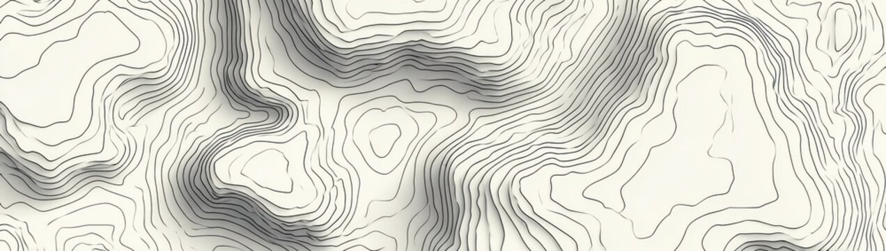Abstract topographic map contour lines texture pattern with topography elevation geography abstract cartography landscape navigation background monochrome scientific minimalist