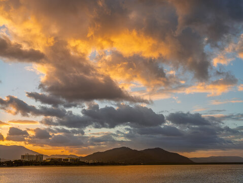 Spectacular Tropical Cairns Sunset Clouds