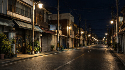 Fototapeta premium street in the night