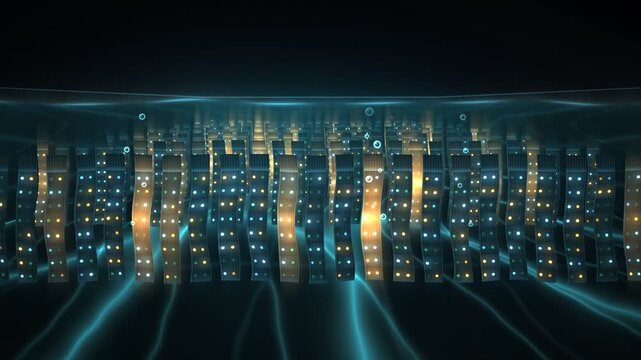 Immersion Cooled AI Server Tank Seamless Loop