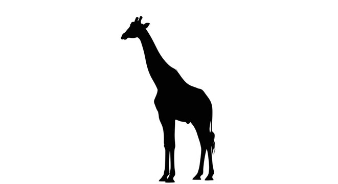 Minimalist flat vector silhouette illustration on a solid white background, featuring a clean aesthetic for modern graphic design projects and negative space concepts.