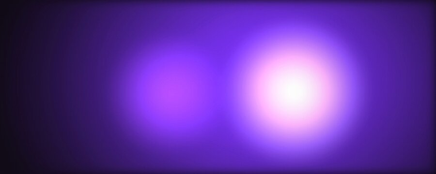 Purple lens flare background with glowing light leaks, vibrant violet bokeh circles on dark backdrop, abstract neon light effect for cinematic overlays and creative design