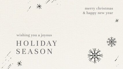Holiday season greetings blog banner © Rawpixel.com