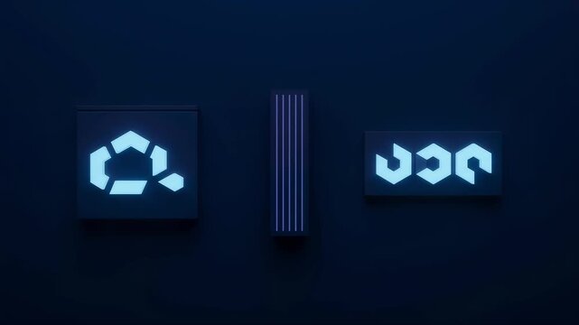 Machine identity authentication animation showing a machine token and digital credential matching at a verification gateway before trusted enterprise access is granted.